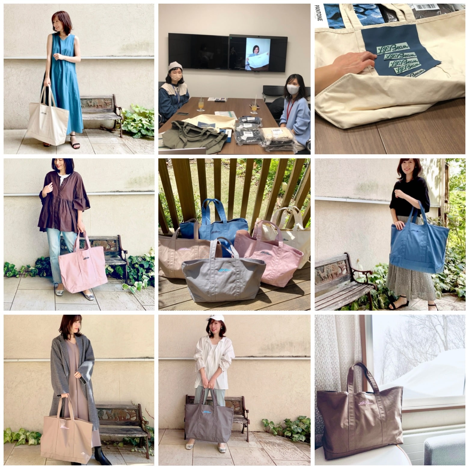 LEE　エルエルビーン　L.L.Bean　コラボバッグ　グローサリートート