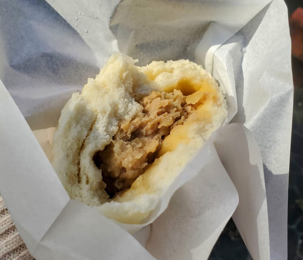 岐阜城楽市の飛騨牛まん