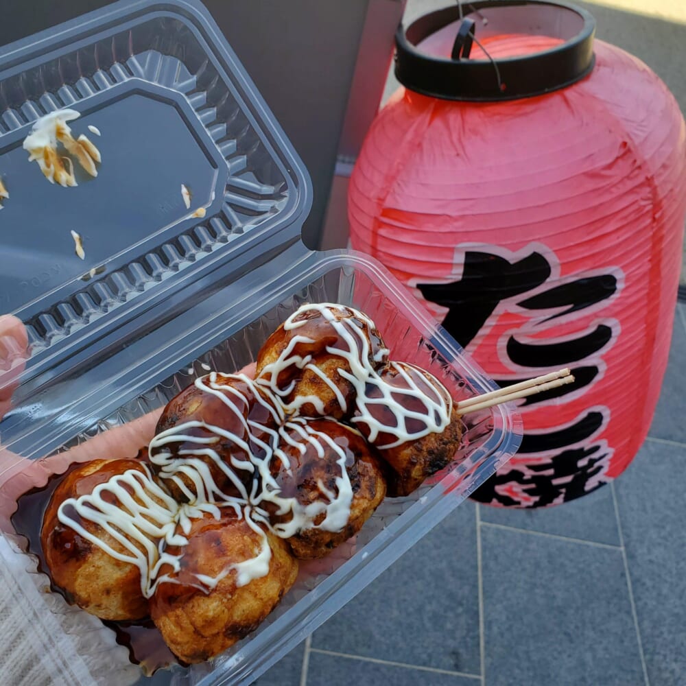 岐阜城楽市のたこ焼き