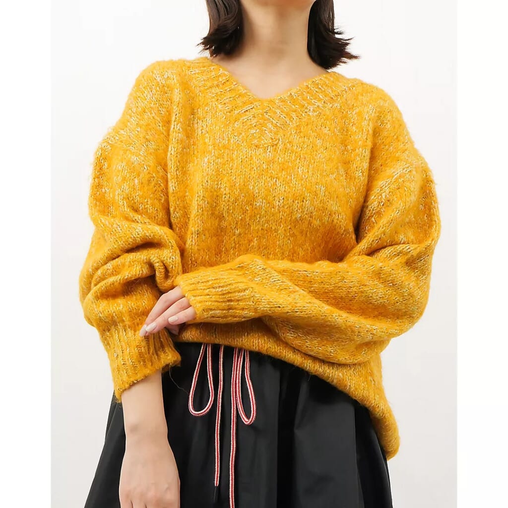 suadeo
ふわ軽カラーミックスニット
¥18,700