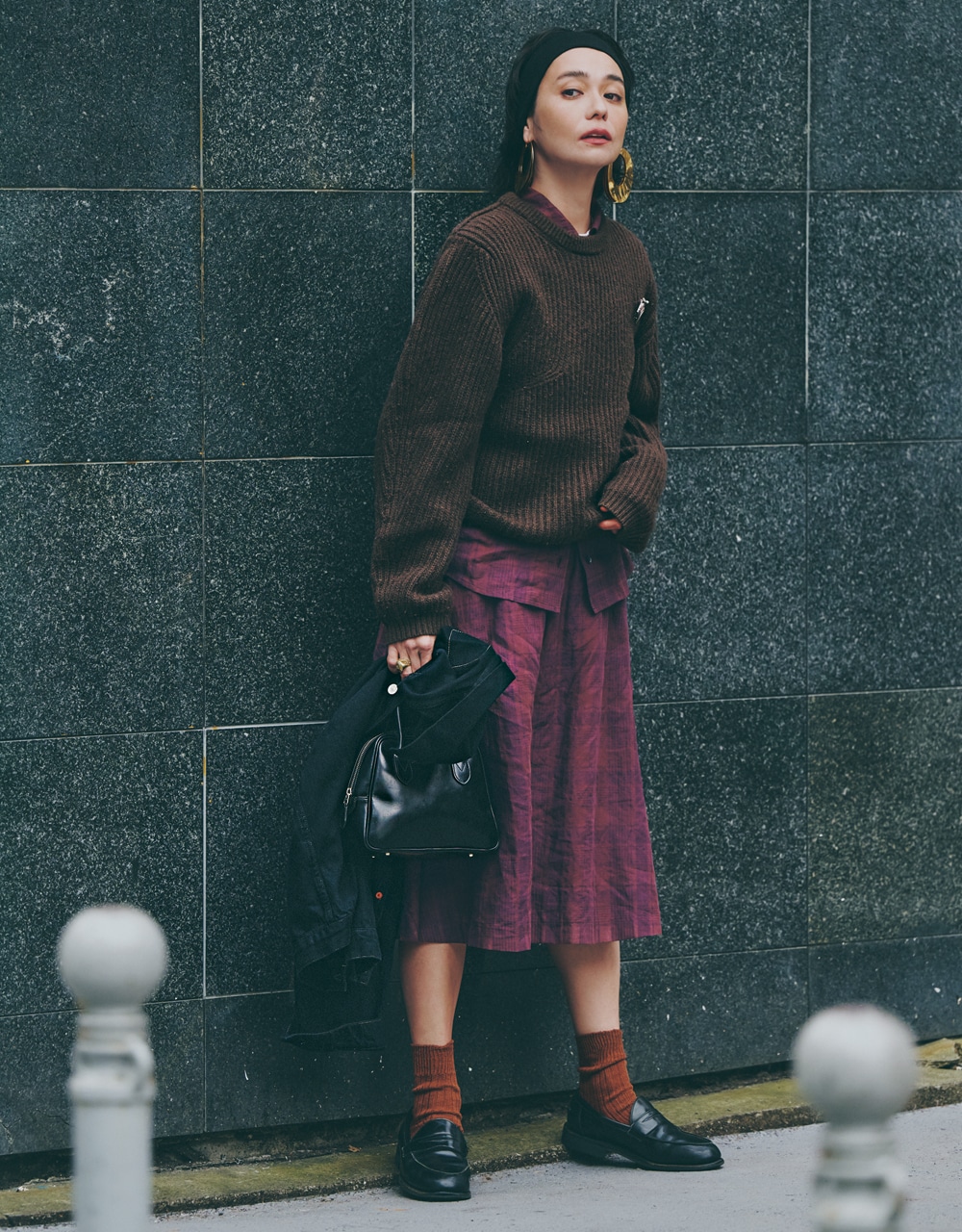 竹下玲奈さんセットアップコーデ