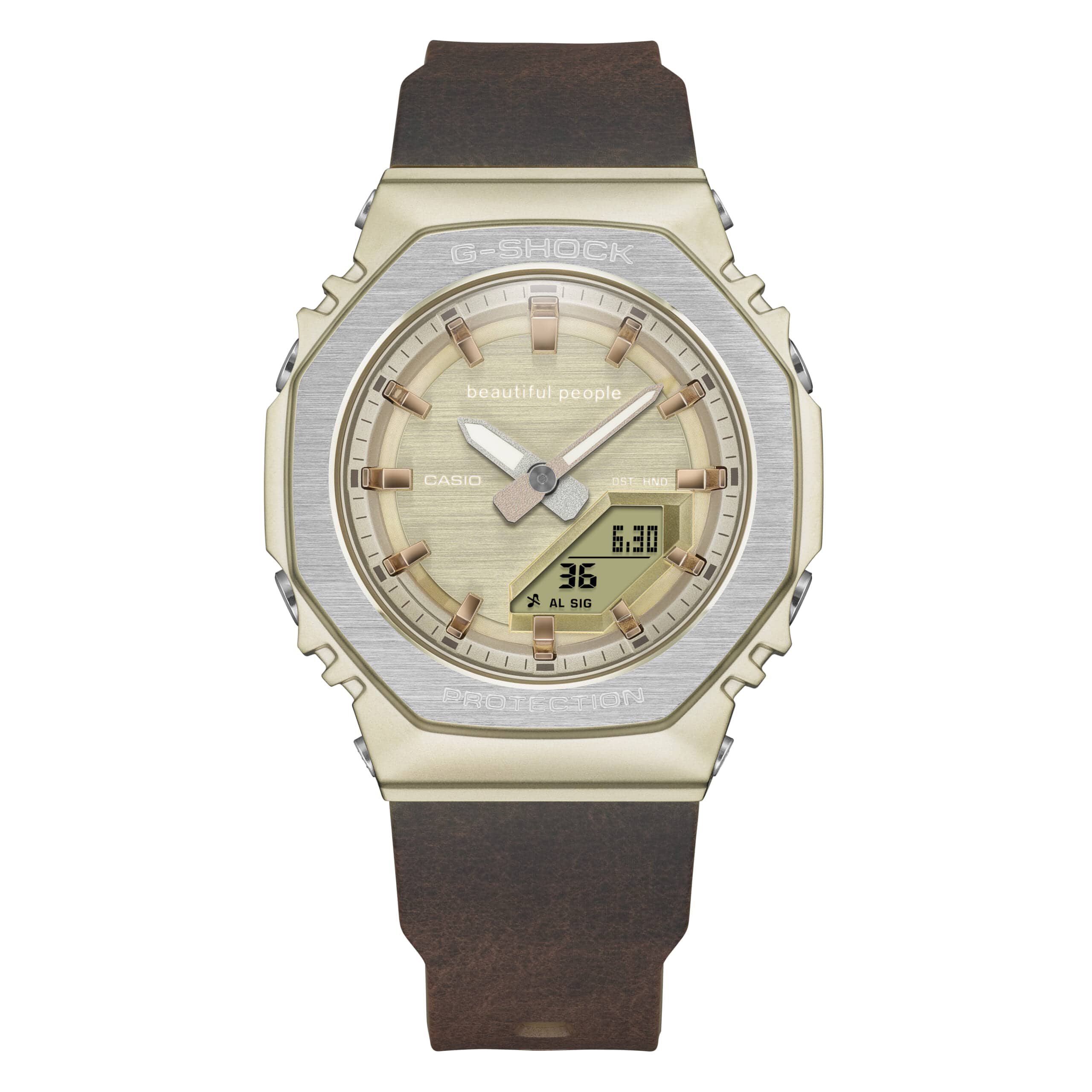 G-SHOCKとbeautifulpeopleコラボレーションウォッチのフェイス