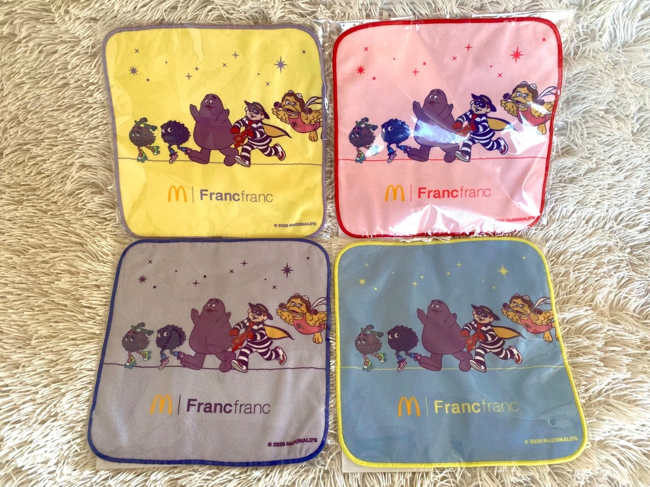 マクドナルド×フランフランコラボ福袋中身「ハンドタオル」