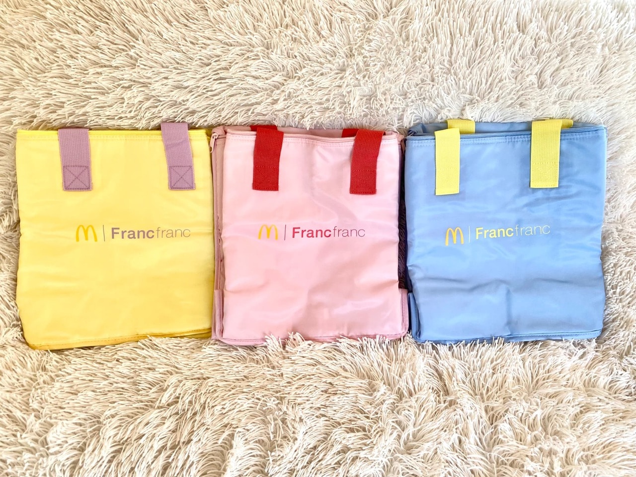 マクドナルド×フランフランコラボ福袋中身「ビッグな保温・保冷バッグ」表