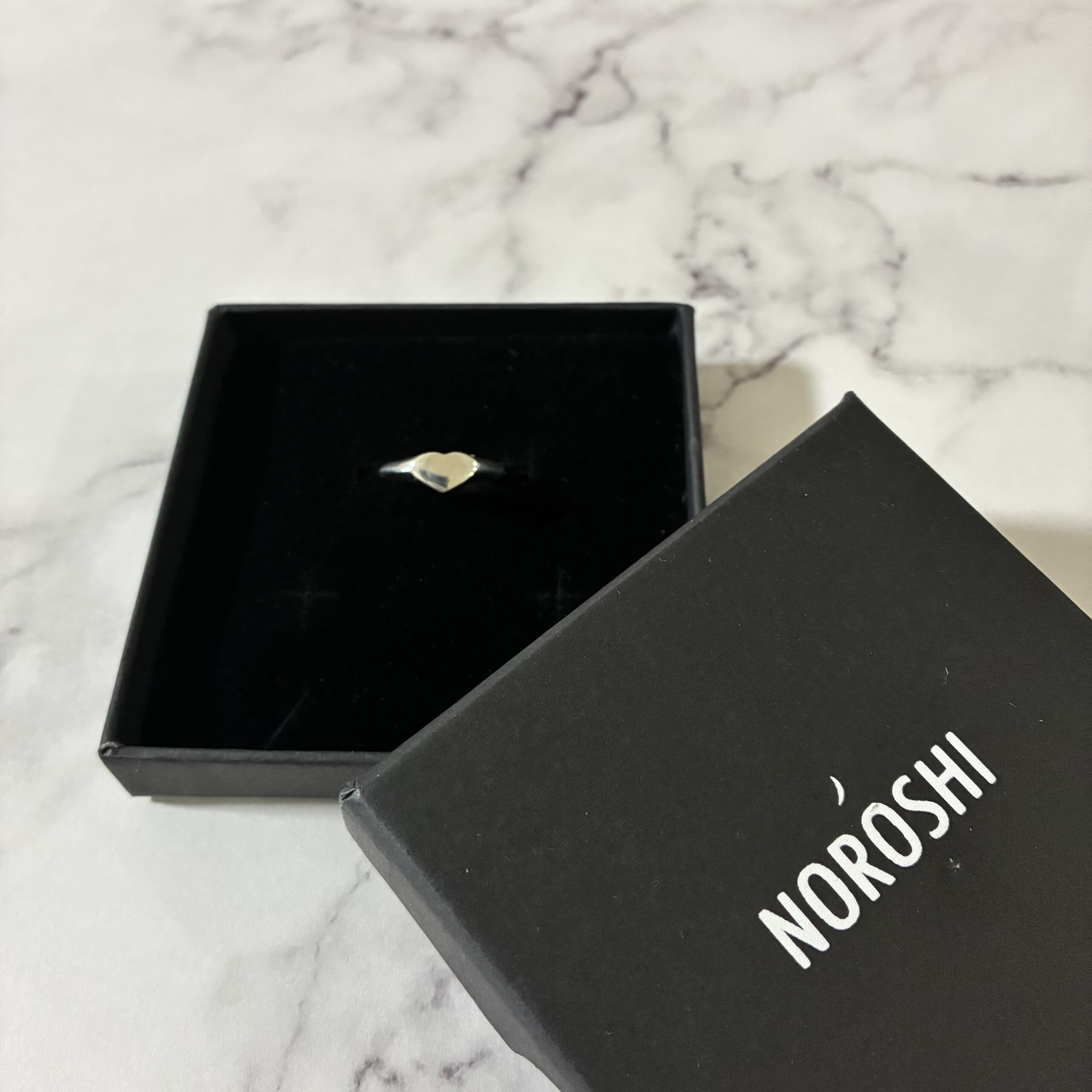 EMUN NOROSHI makuake クラウドファンディング シルバー950 ハート ピンキー リング