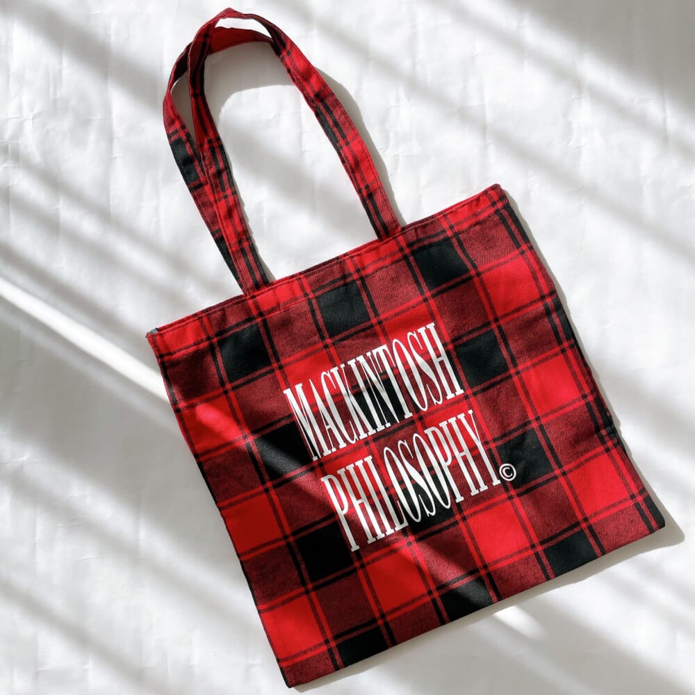 マッキントッシュフィロソフィー　大人のチェック柄BIGトート　LEE2026年1・2月号