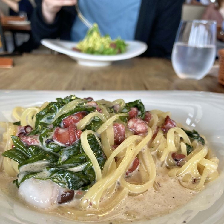 淡路島「PASTA FRESCA DAN-MEN」地ダコと由良産わかめのクリーム 山椒風味