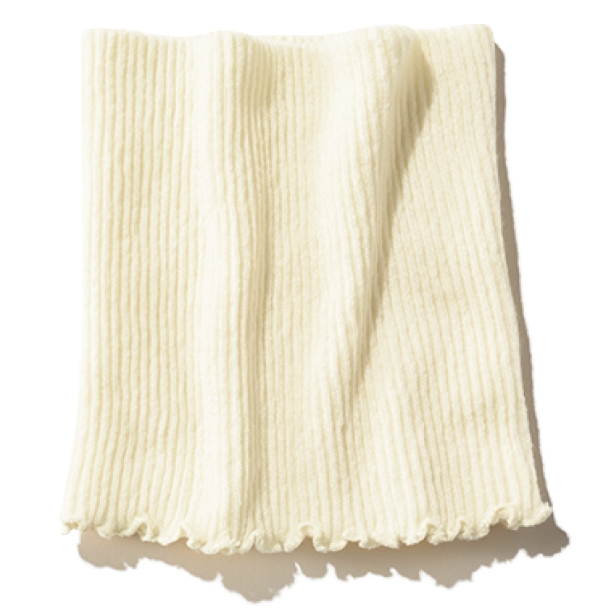 LEE限定 OURHOME（アワーホーム）【洗える】【LEE別注】肌側シルクのネックウォーマー