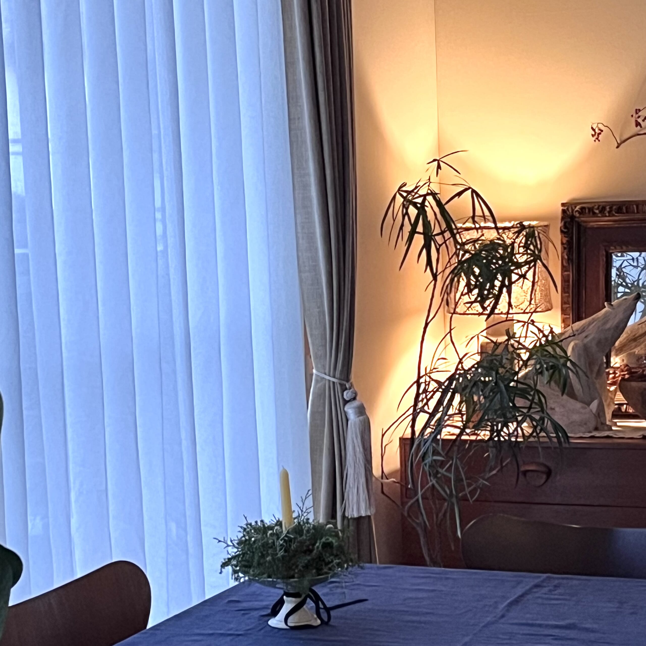 手作りキャンドルリース