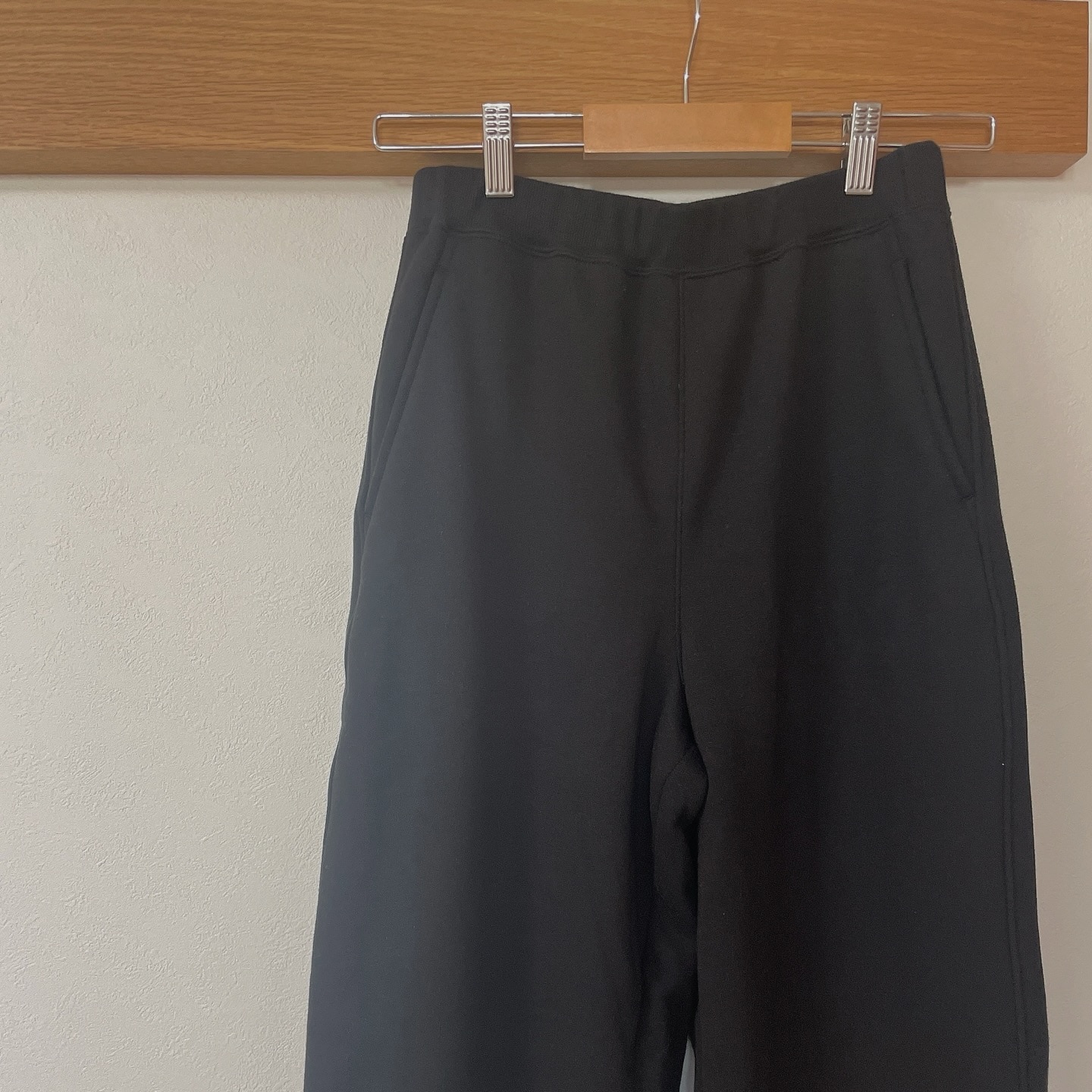 UNIQLOのGIRLSボアスウェットワイドパンツ