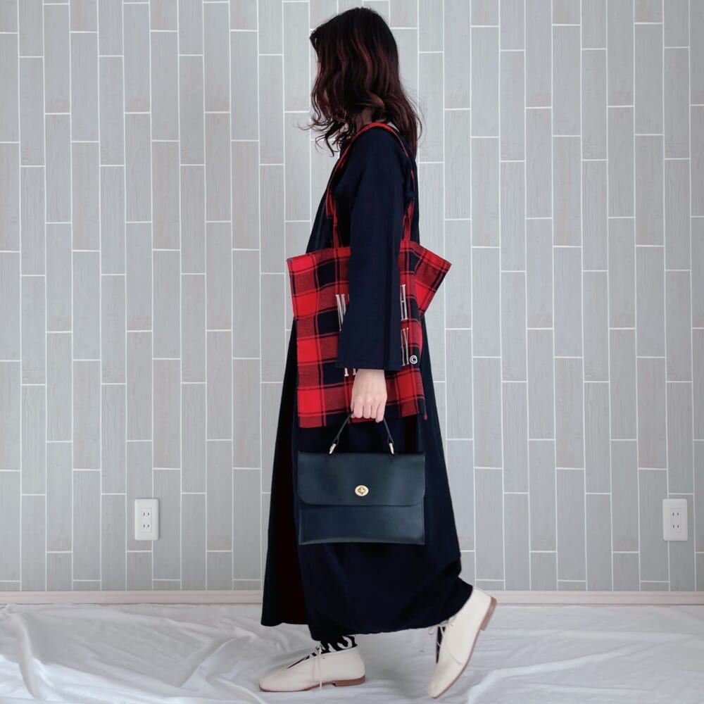 マッキントッシュフィロソフィー　大人のチェック柄BIGトート　LEE2026年1・2月号