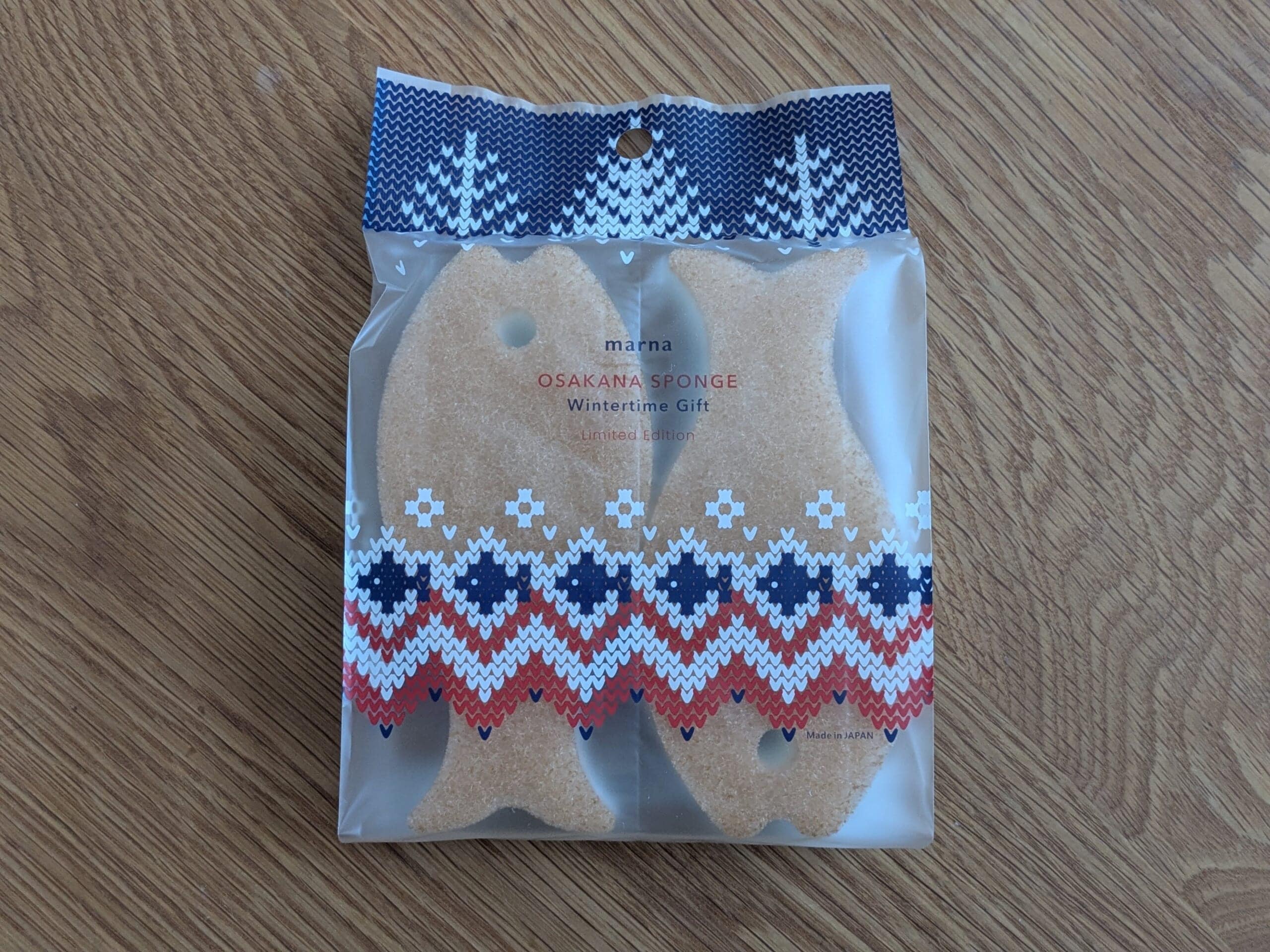 marnaおさかなスポンジ冬限定色