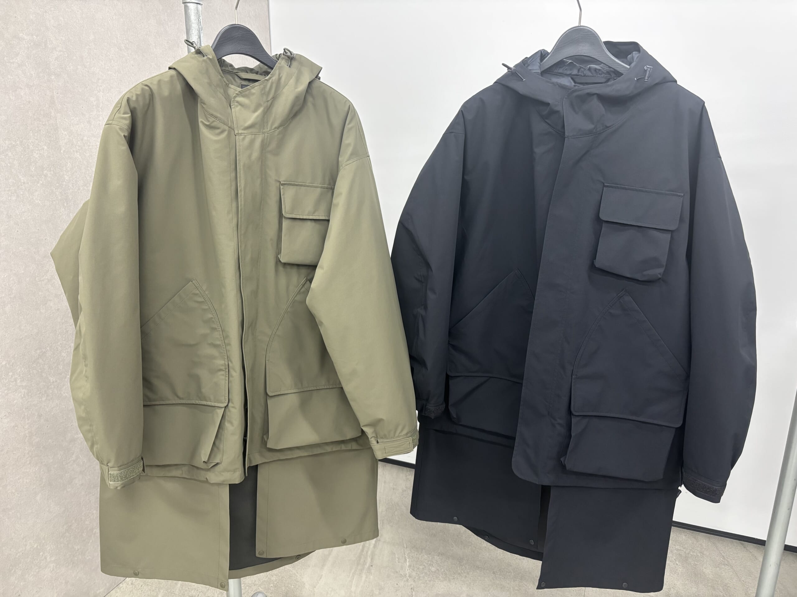 GU×エンジニアド ガーメンツ パデッドシェルパーカ