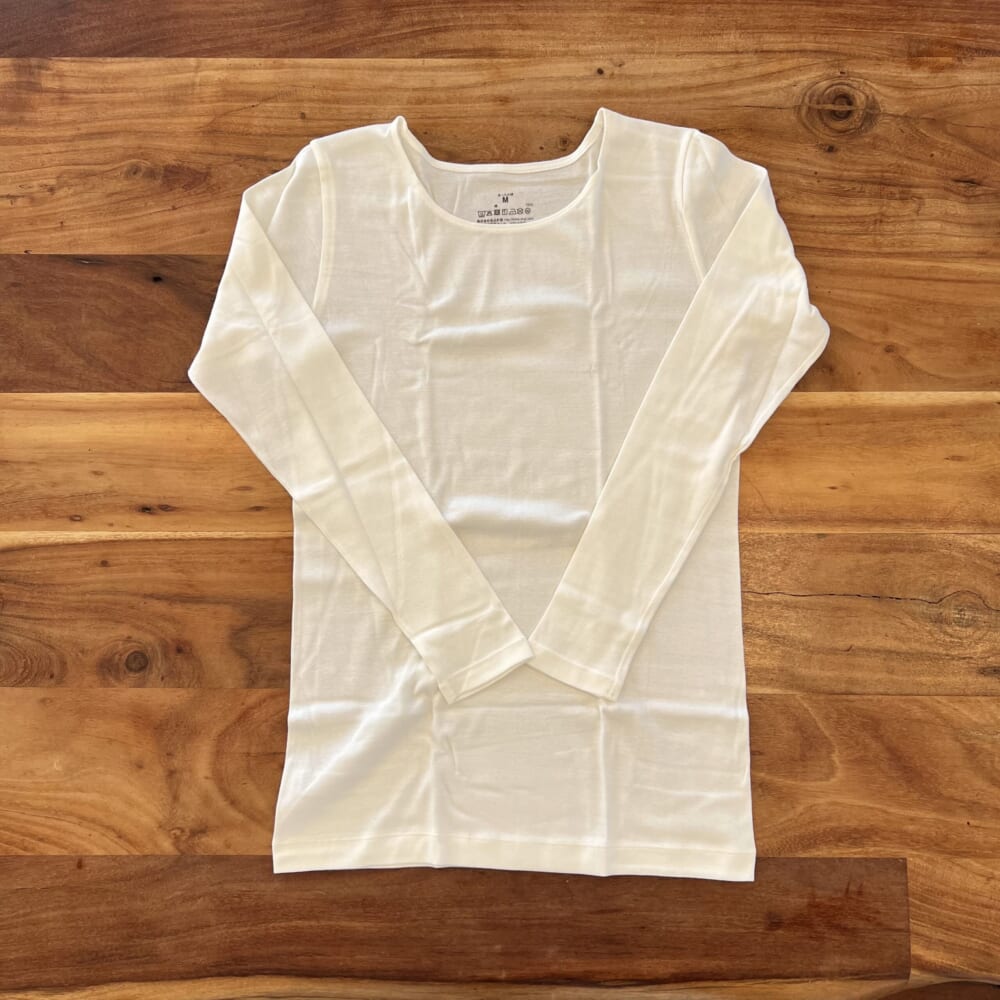無印良品 あったか綿長袖Tシャツ インナー 秋冬