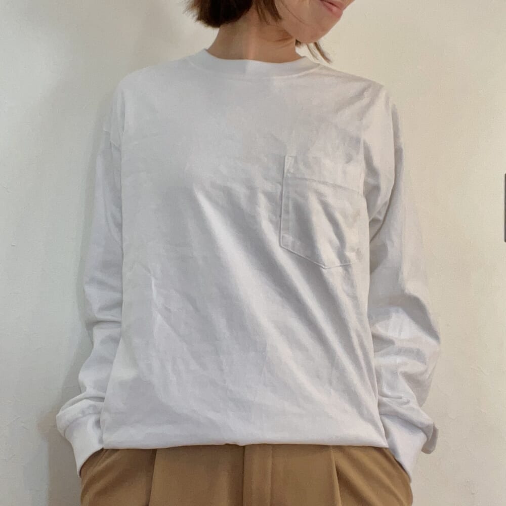 無印良品 あったか綿長袖Tシャツ インナー クルーネック