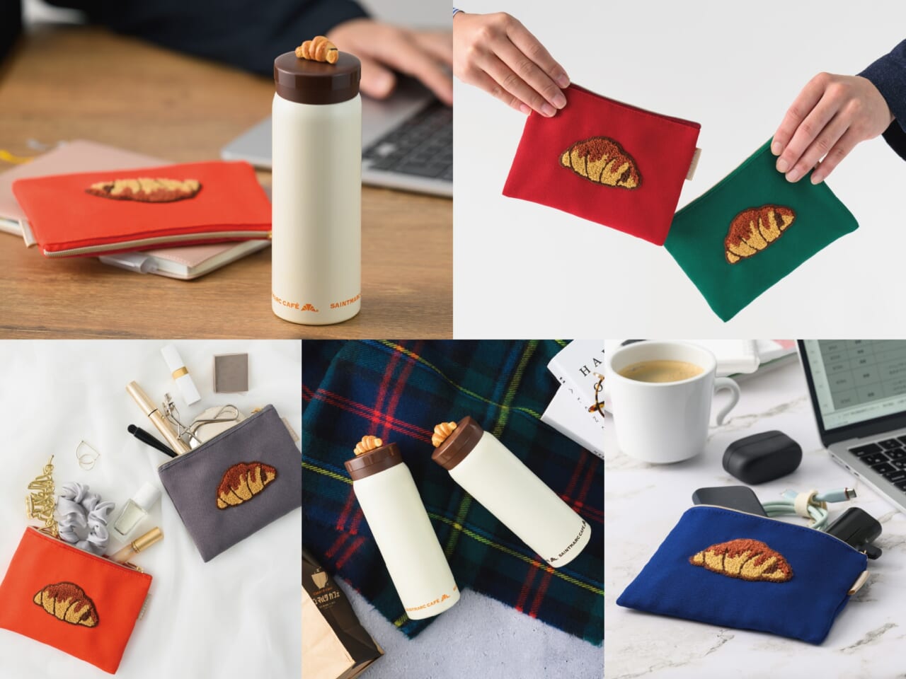 【サンマルクカフェ福袋2026】チョコクロチャーム付きタンブラーやチョコクロの刺繍入りポーチ