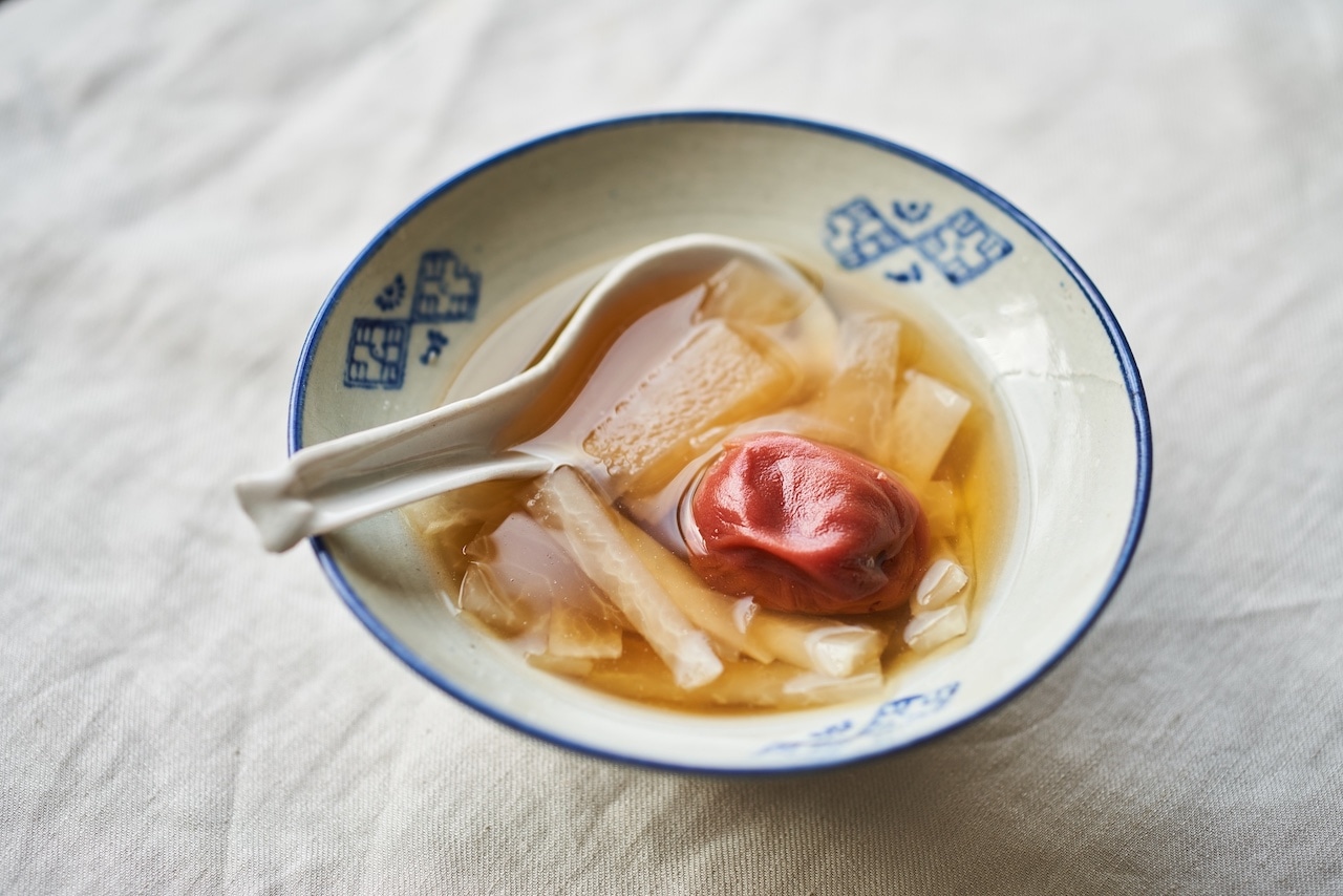 榎本美沙さん　大根と梅の腸活スープ