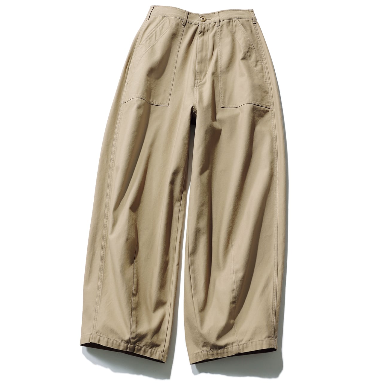 【12closet（トゥエルブクローゼット）】カーヴィパンツ　（各）￥16940