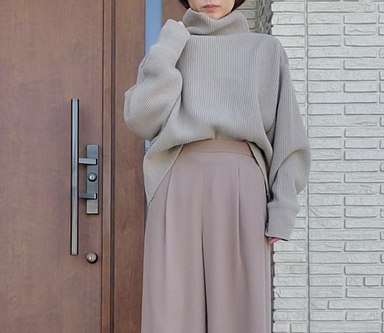 ウエストゴムで履き心地楽ちんなドゥーズィエムクラスのイージーワイドパンツ