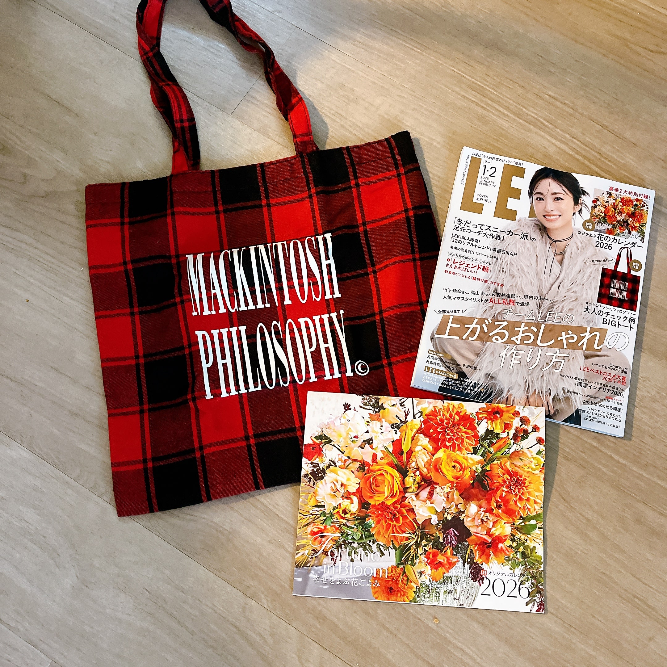 マッキントッシュ フィロソフィー 大人のチェック柄BIGトート