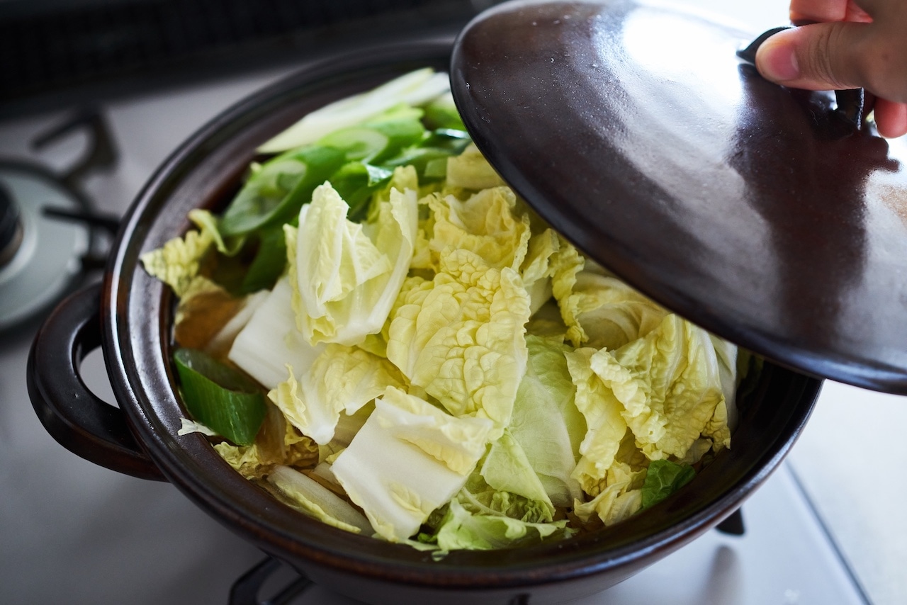 榎本美沙さん　鶏と白菜ののゆずこしょう鍋