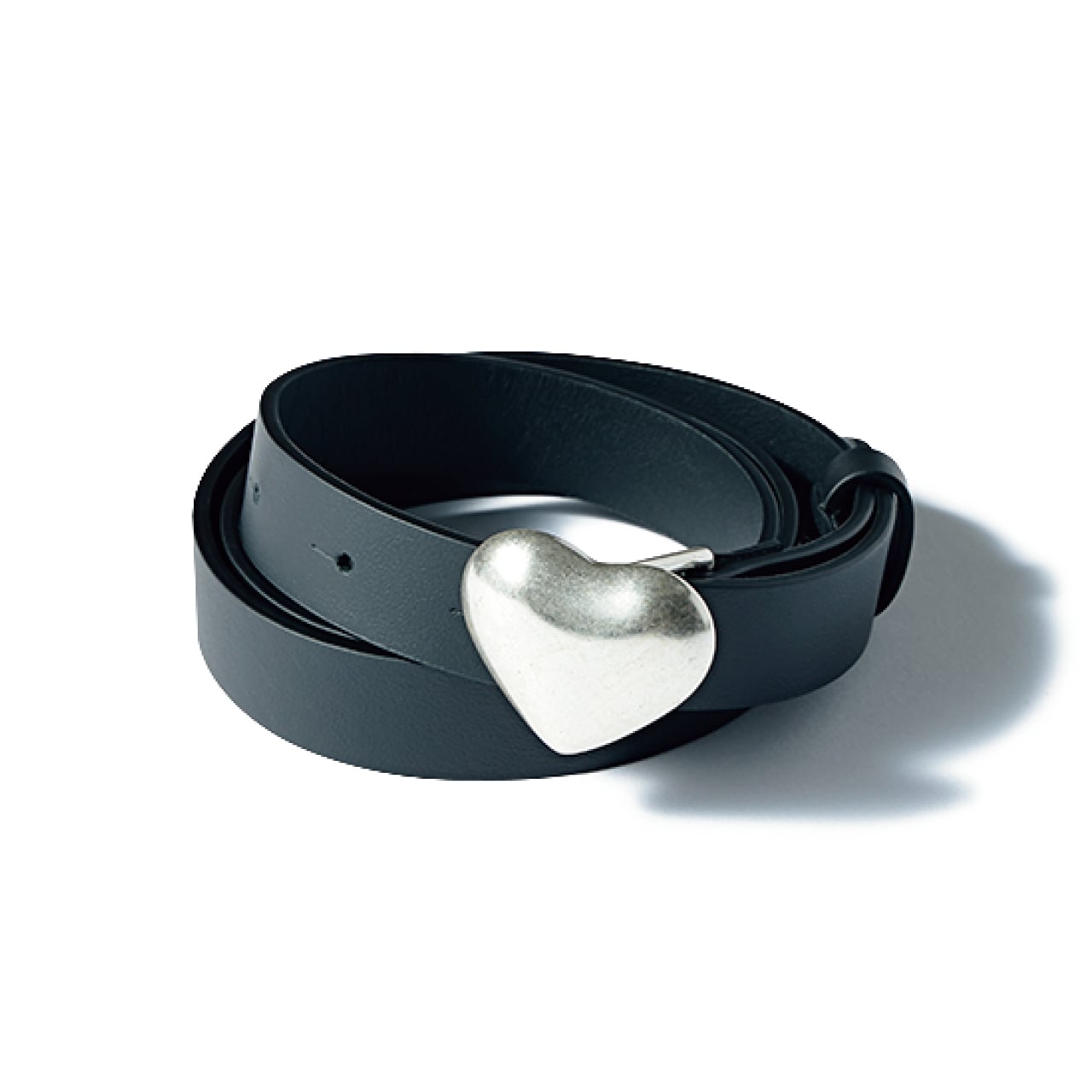 LEFIJE(レフィエ)シルバーハートレザー細ベルト