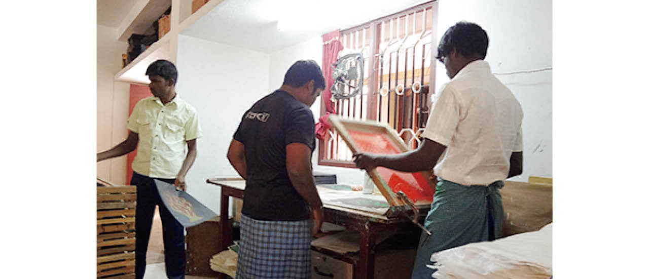 インド・タラブックスの手作業で作られた絵本