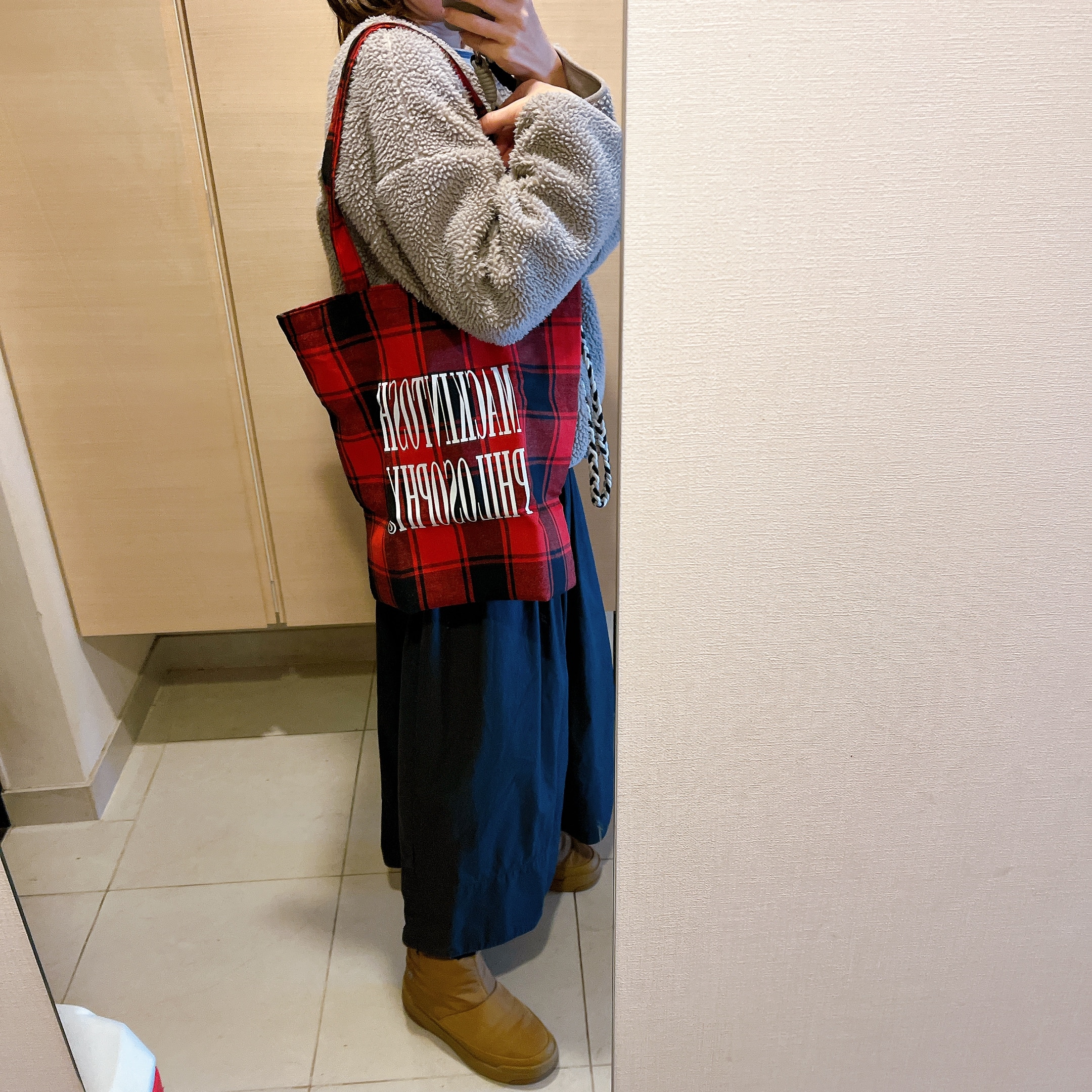 「マッキントッシュ フィロソフィー 大人のチェック柄BIGトート」