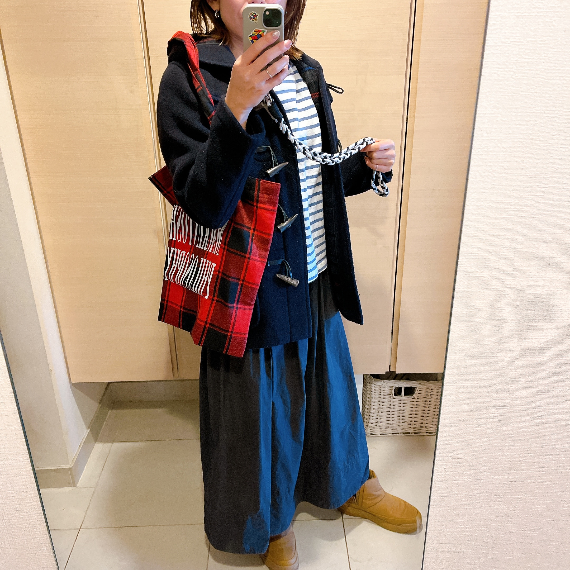 マッキントッシュ フィロソフィー 大人のチェック柄BIGトート