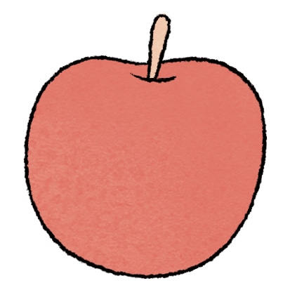 りんごのイラスト