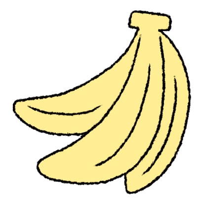 バナナのイラスト