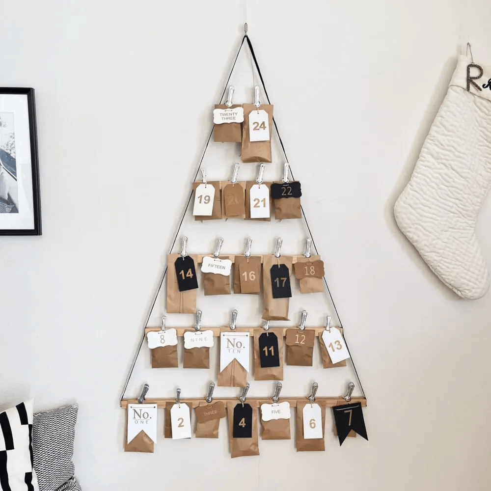 イケア「ウォールデコレーション」を使ったアドベントカレンダー