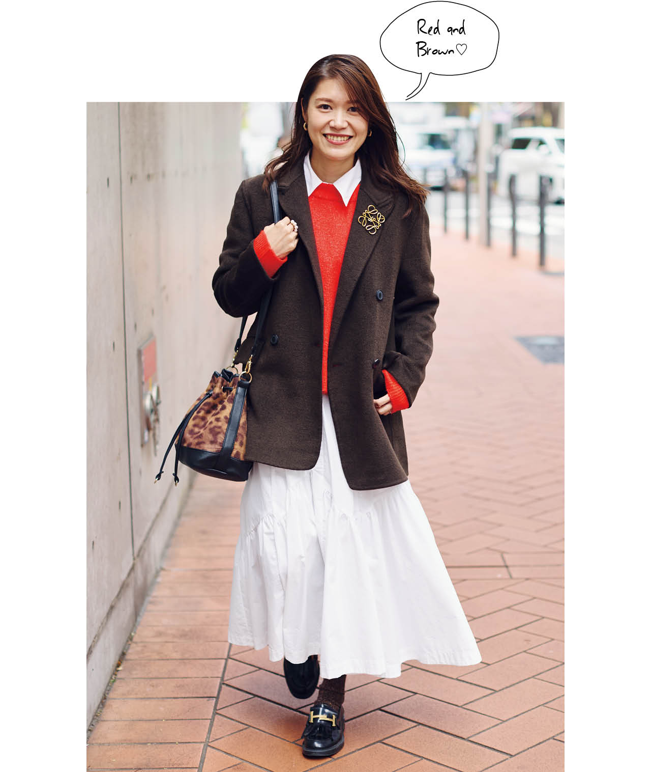 ブラウンジャケットコーデ(No.038 イマチカさん・大阪府)