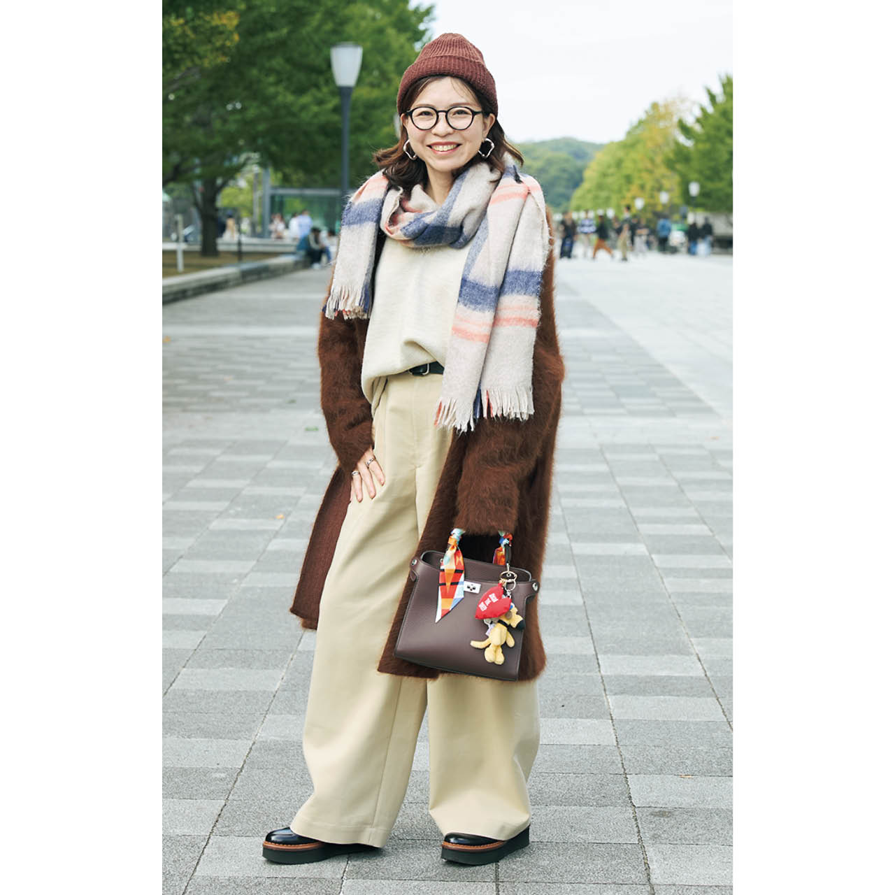 ブラウンコートコーデ(No.075 pepeさん・神奈川県)