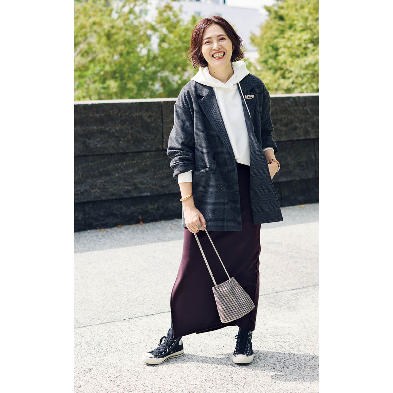 ブラウンスカートコーデ(TB なっちんさん・大阪府)