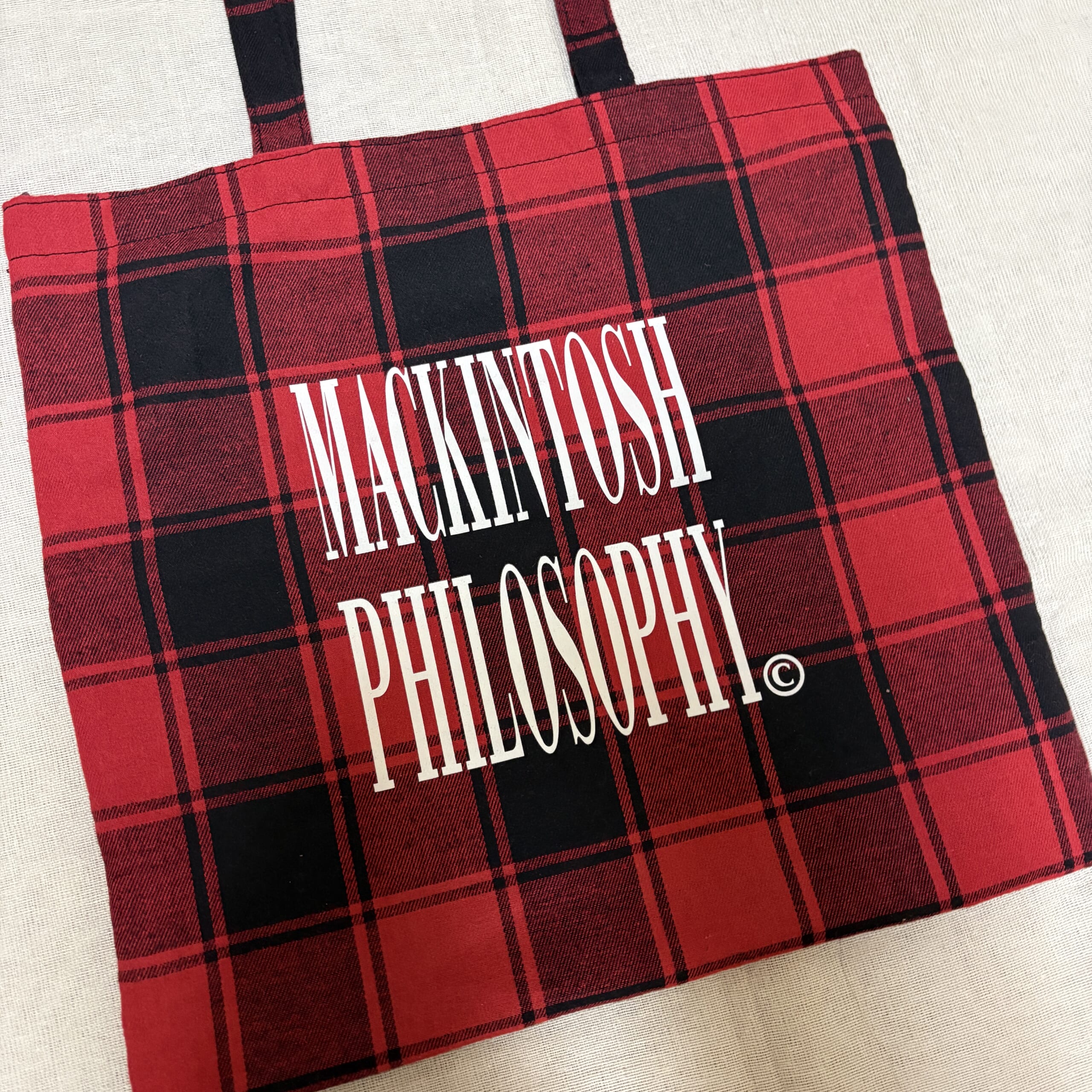 マッキントッシュ フィロソフィー大人のチェック柄BIGトート