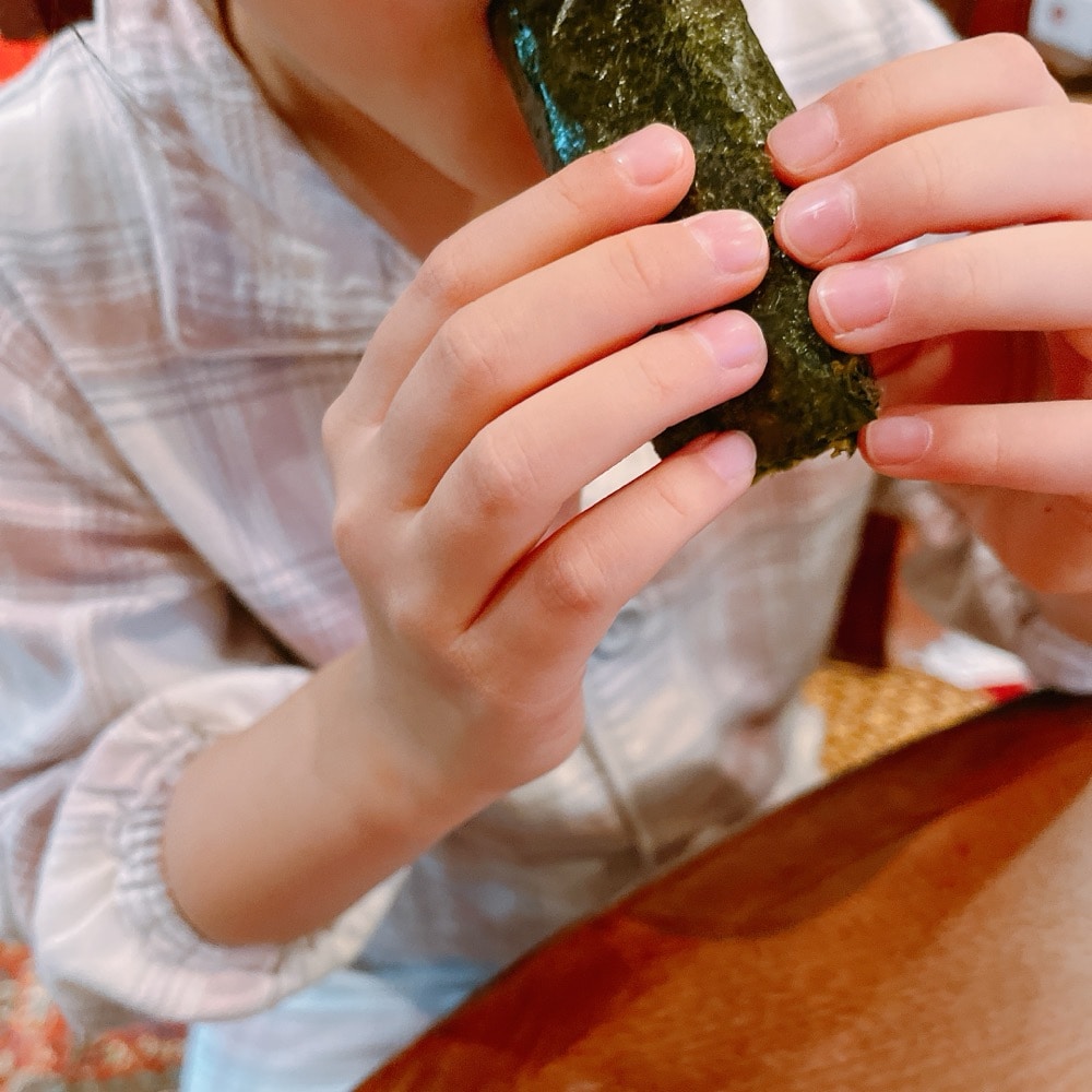 子ども　手巻き寿司　ヘルシー料理