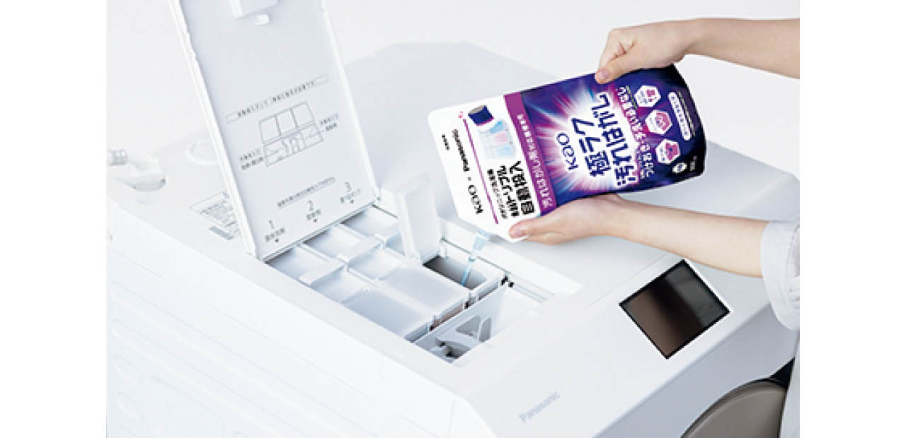 パナソニックのドラム式洗濯乾燥機
トリプル自動投入