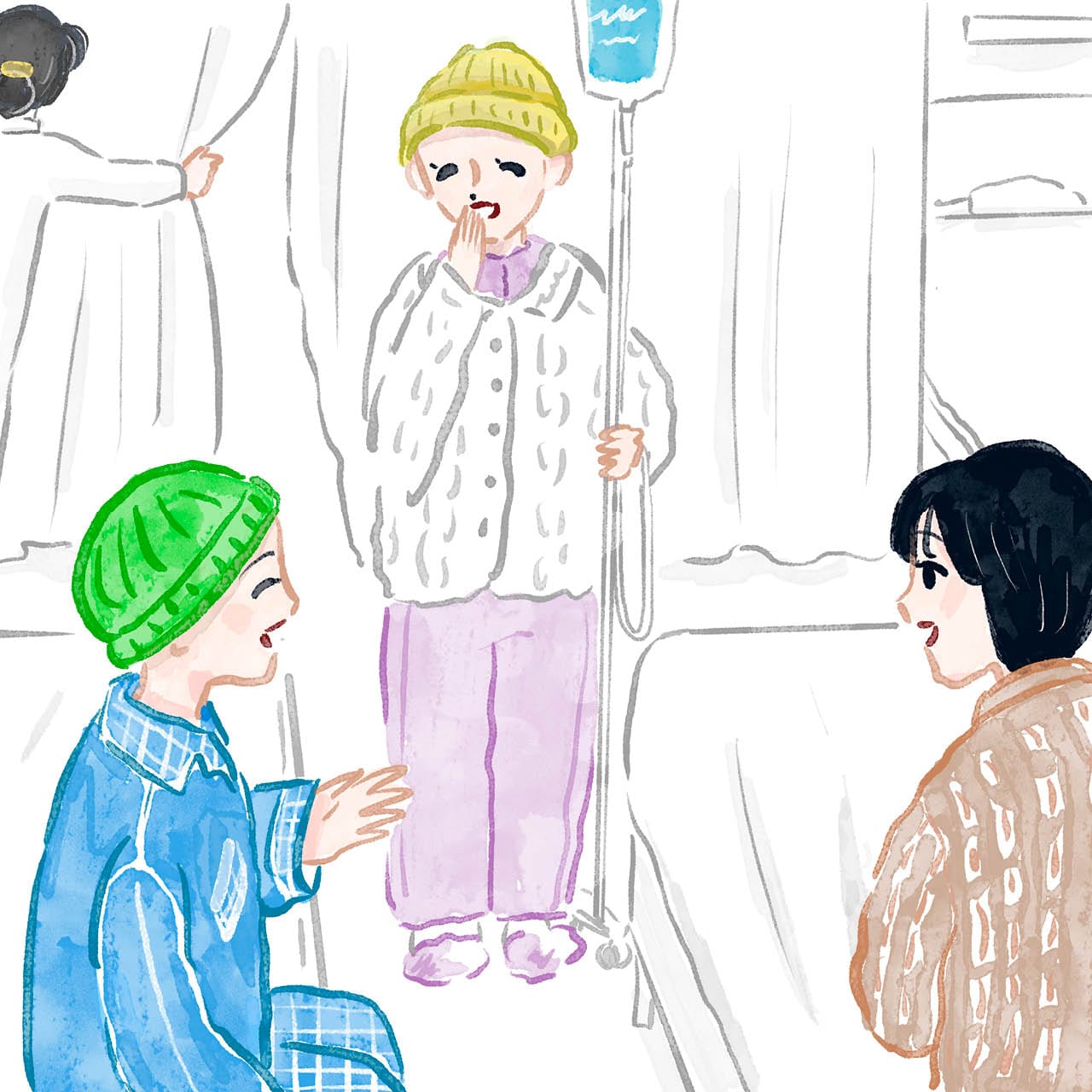 患者仲間が、うさこさんの心の支えに