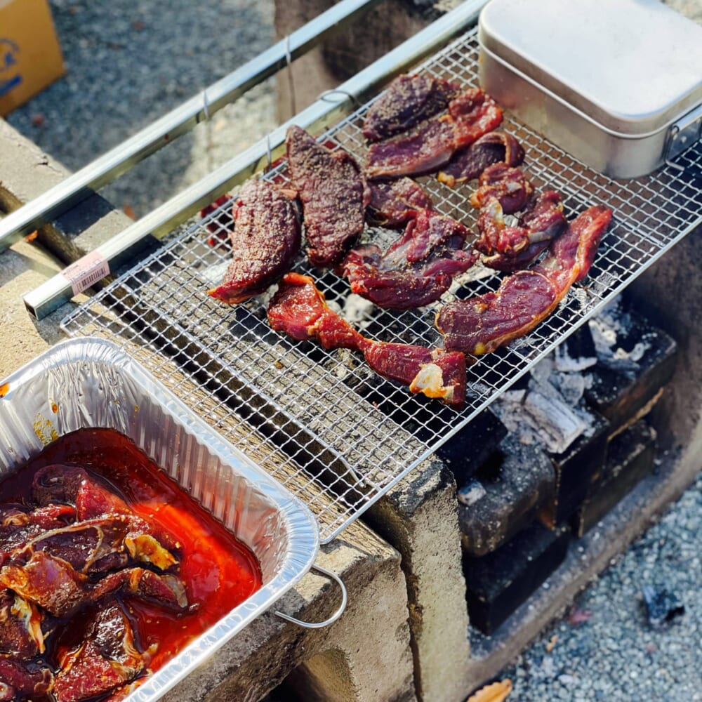 ジビエ 鹿肉 BBQ 表丹沢野外活動センター