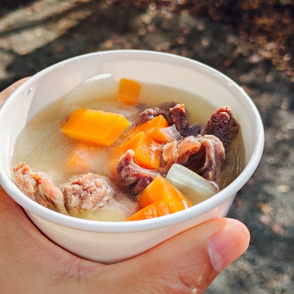 ジビエ 鹿肉スープ 表丹沢野外活動センター