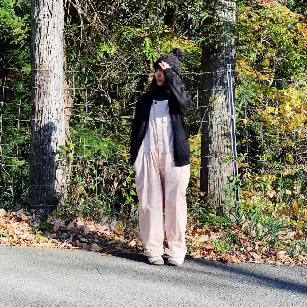 outil サロペット ピンク 表丹沢野外活動センター