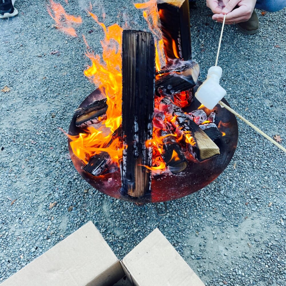 表丹沢野外活動センター ジビエイベント マシュマロ