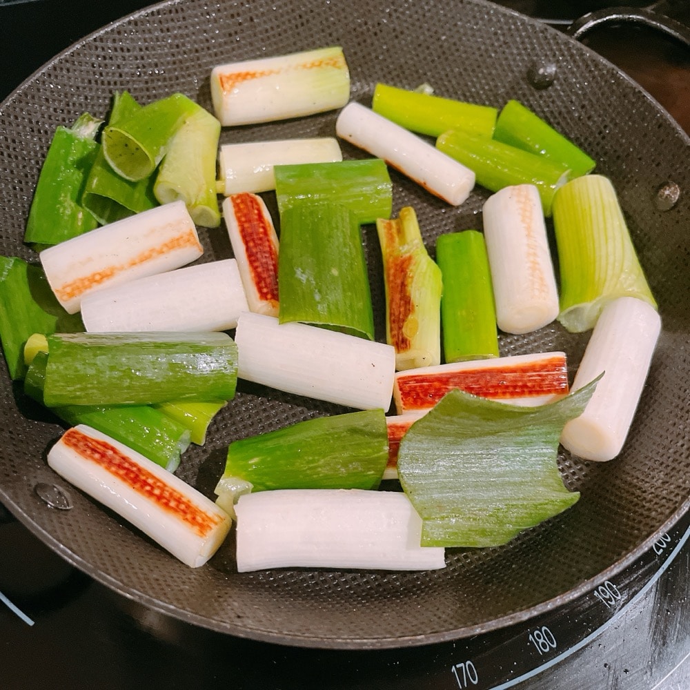ねぎ ネギま鍋 夕食