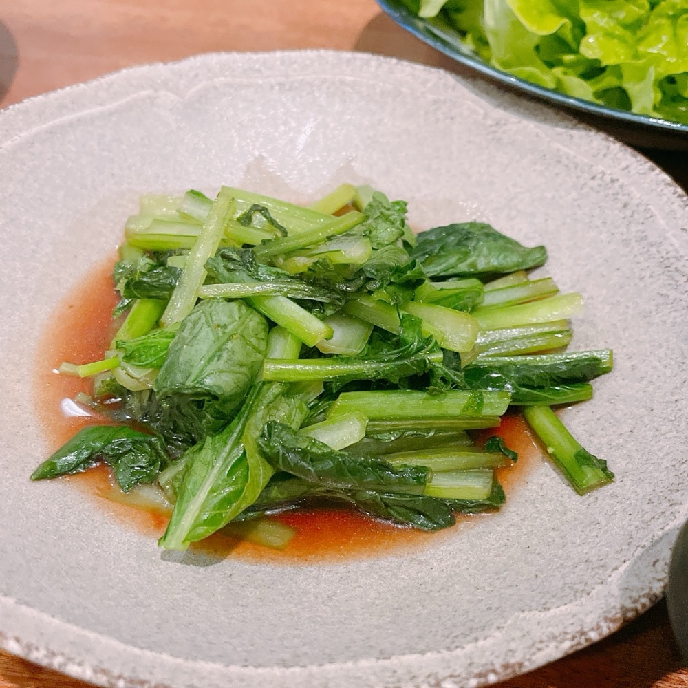 小松菜 オイスターソース 炒めもの
