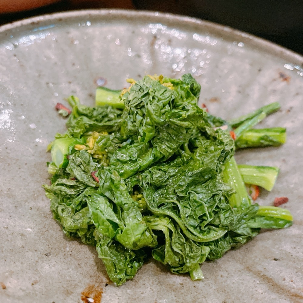 菜の花 ニンニク 炒めもの