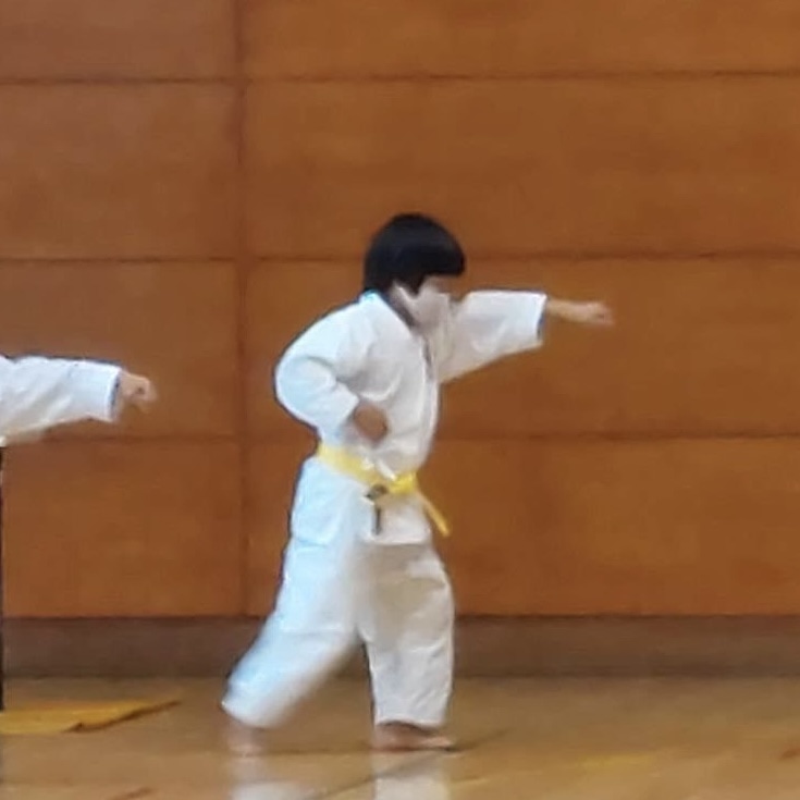 習い事　松濤館流　空手　黄帯　昇級審査
