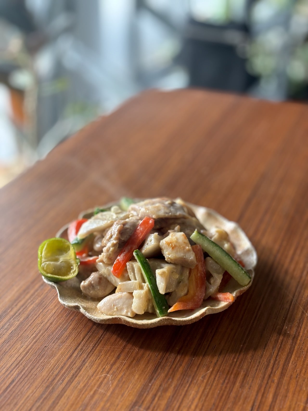 白腐乳を使った炒め物