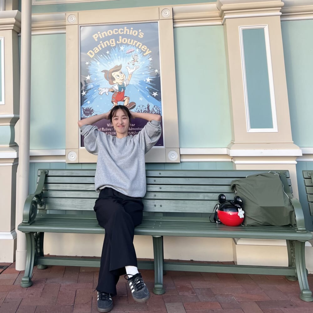 無印良品 あったか綿長袖Tシャツ インナー コーディネート