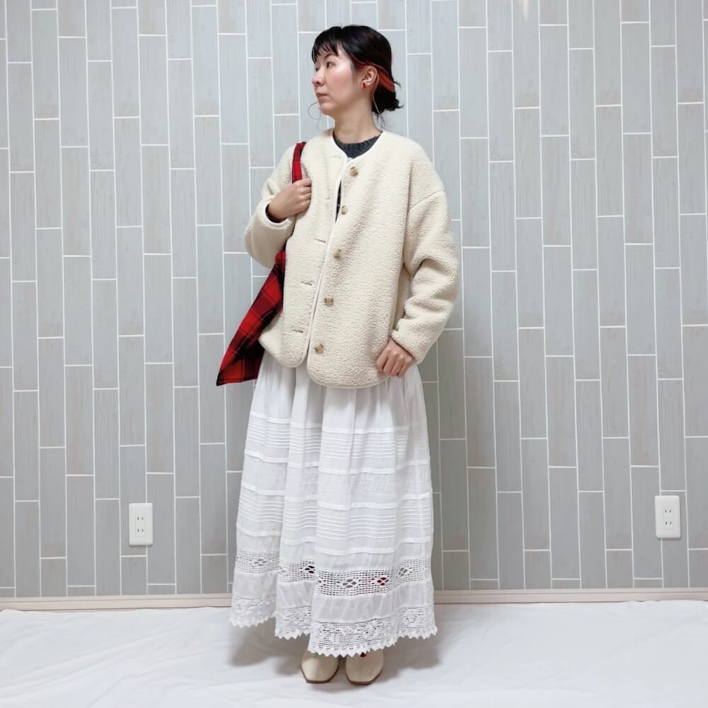 sui レースアップバレエシューズ